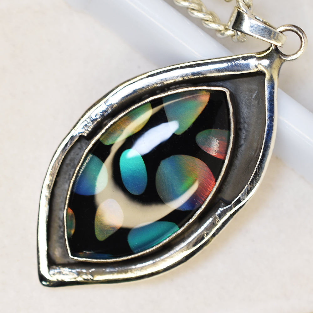 CERTIFIED 75.55 Ct Marquise Cut Opal Natural Sterling Silver Gems Pendant Gift