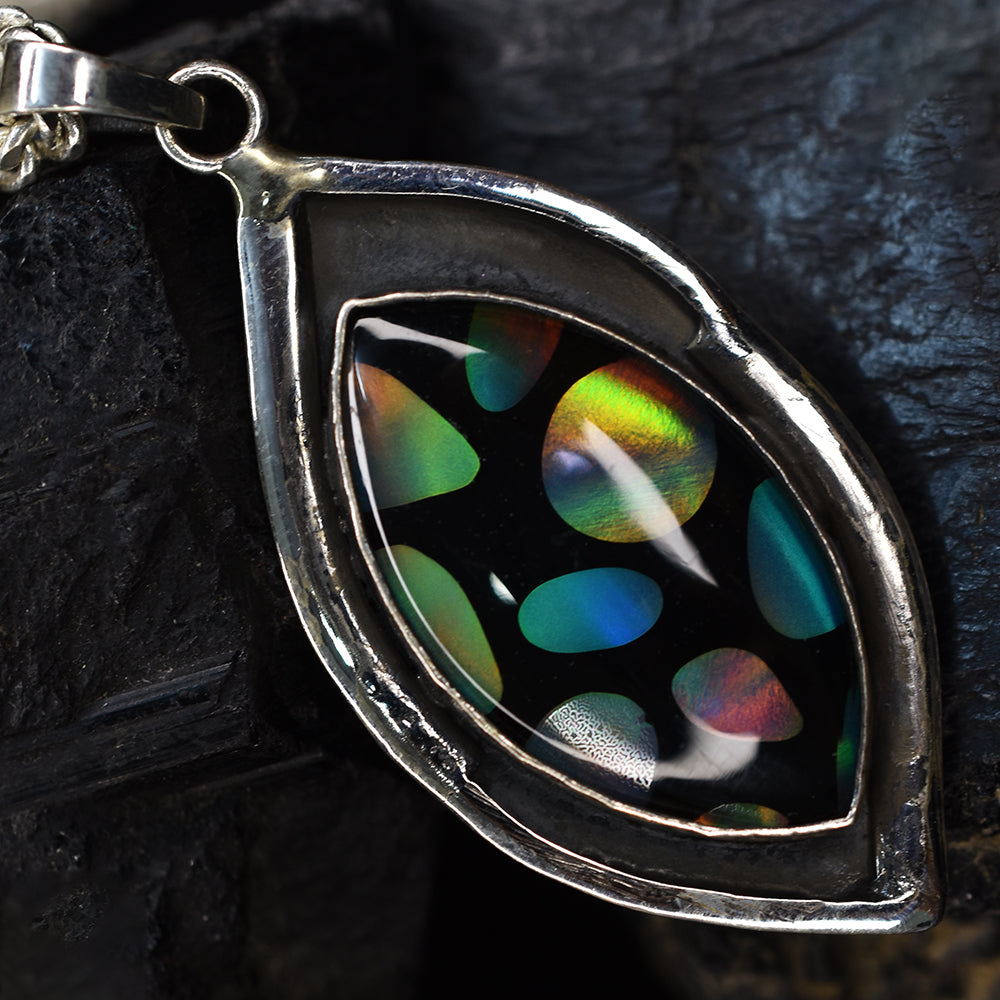 CERTIFIED 75.55 Ct Marquise Cut Opal Natural Sterling Silver Gems Pendant Gift