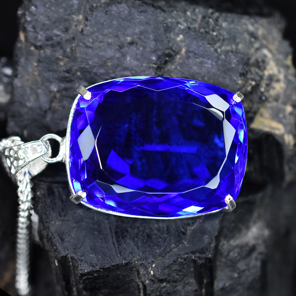 handmade topaz pendant