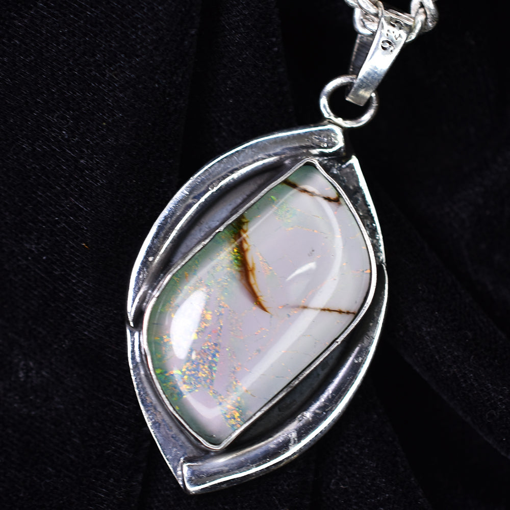 handmade opal pendant