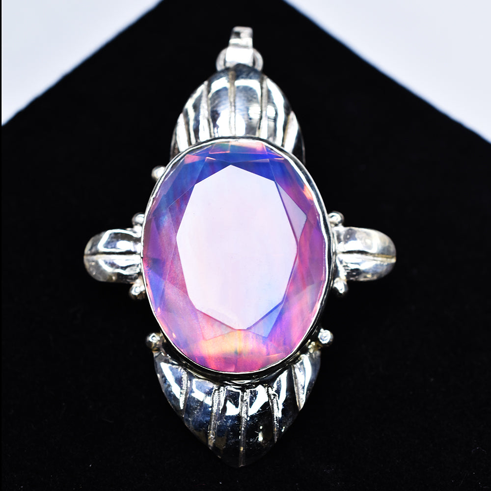 Top Quality CERTIFIED 57 Ct Oval Opal 925 Starling Silver Natural Gems Pendant