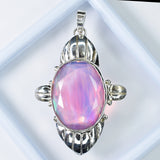 Top Quality CERTIFIED 57 Ct Oval Opal 925 Starling Silver Natural Gems Pendant