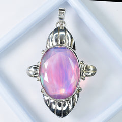Top Quality CERTIFIED 57 Ct Oval Opal 925 Starling Silver Natural Gems Pendant