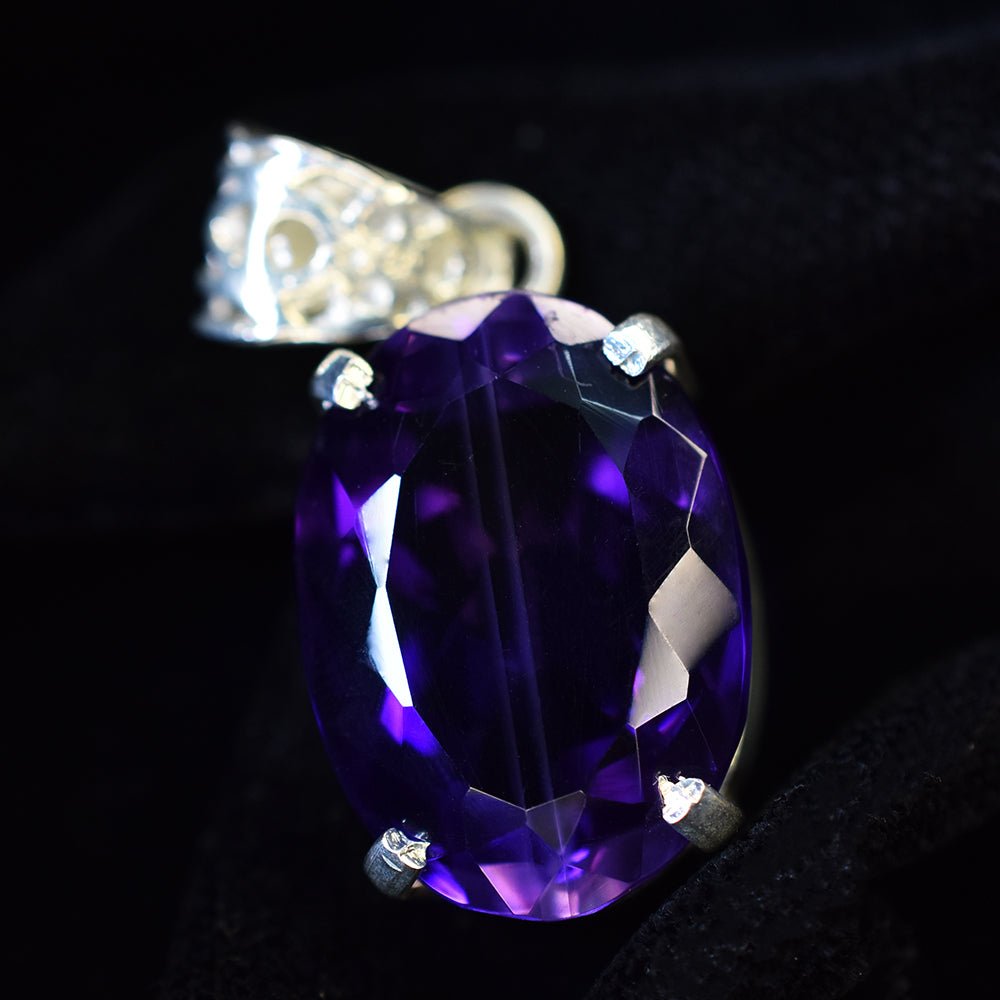silver tourmaline pendant India