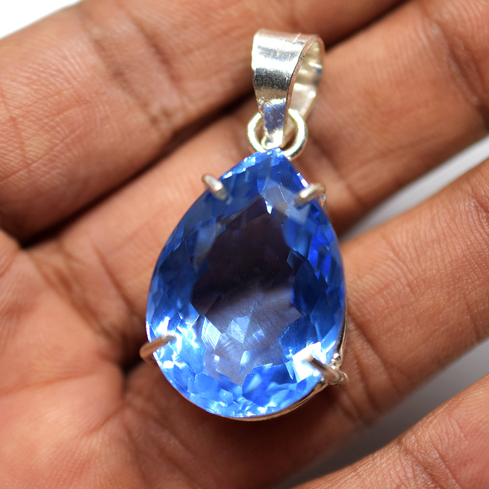 topaz pendant for women