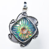 A+ Quality 38.50 Ct Natural CERTIFIED Opal Square Cushion Gems Pendant Gift