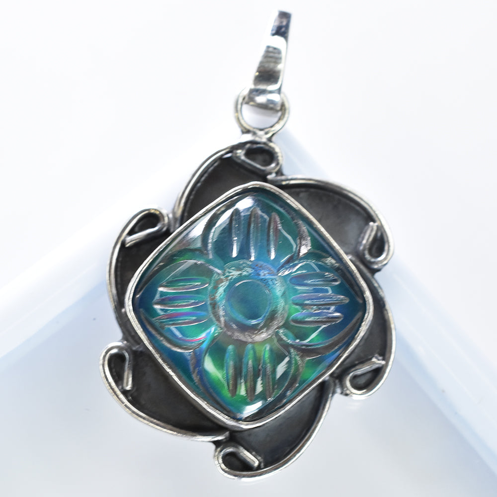 A+ Quality 38.50 Ct Natural CERTIFIED Opal Square Cushion Gems Pendant Gift