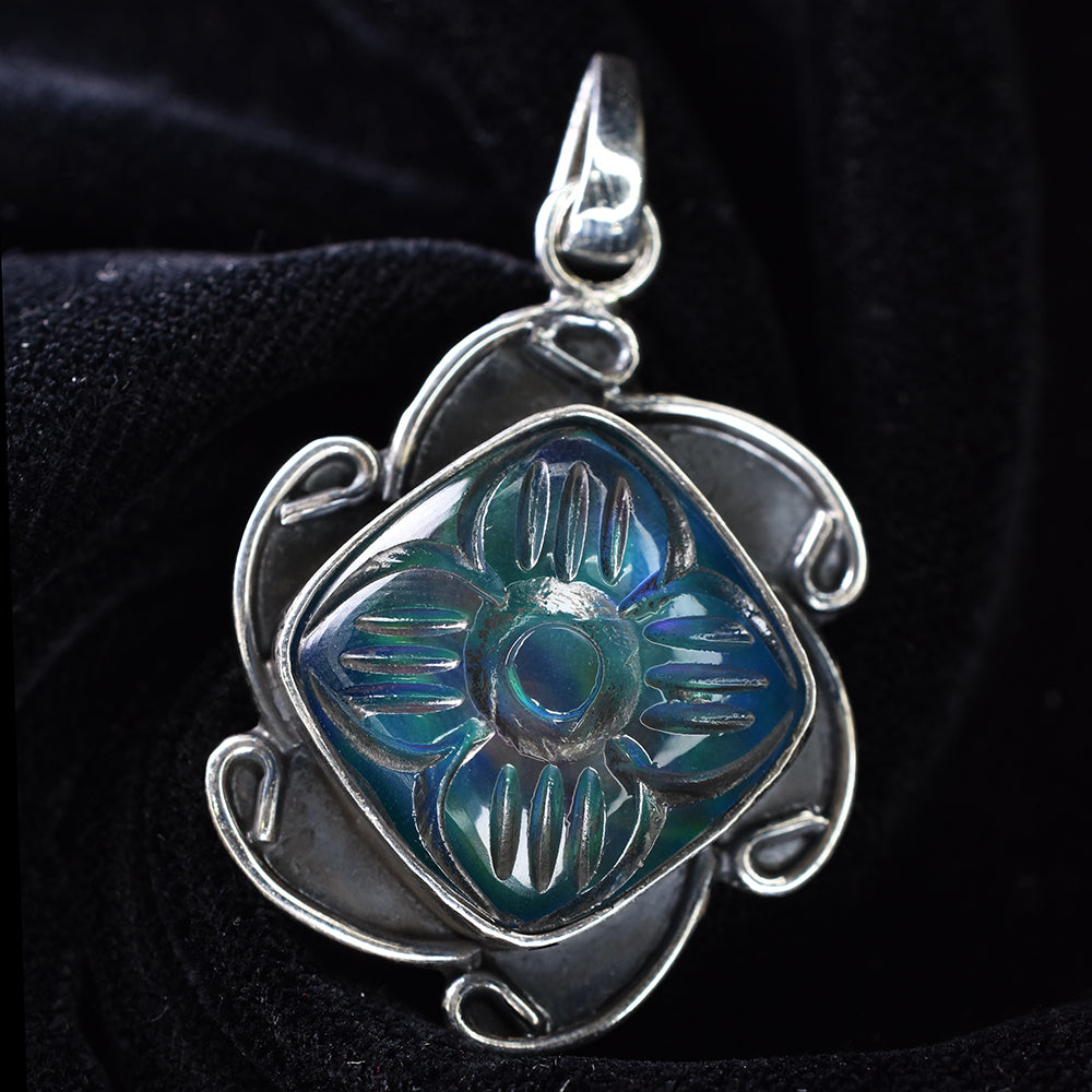 A+ Quality 38.50 Ct Natural CERTIFIED Opal Square Cushion Gems Pendant Gift