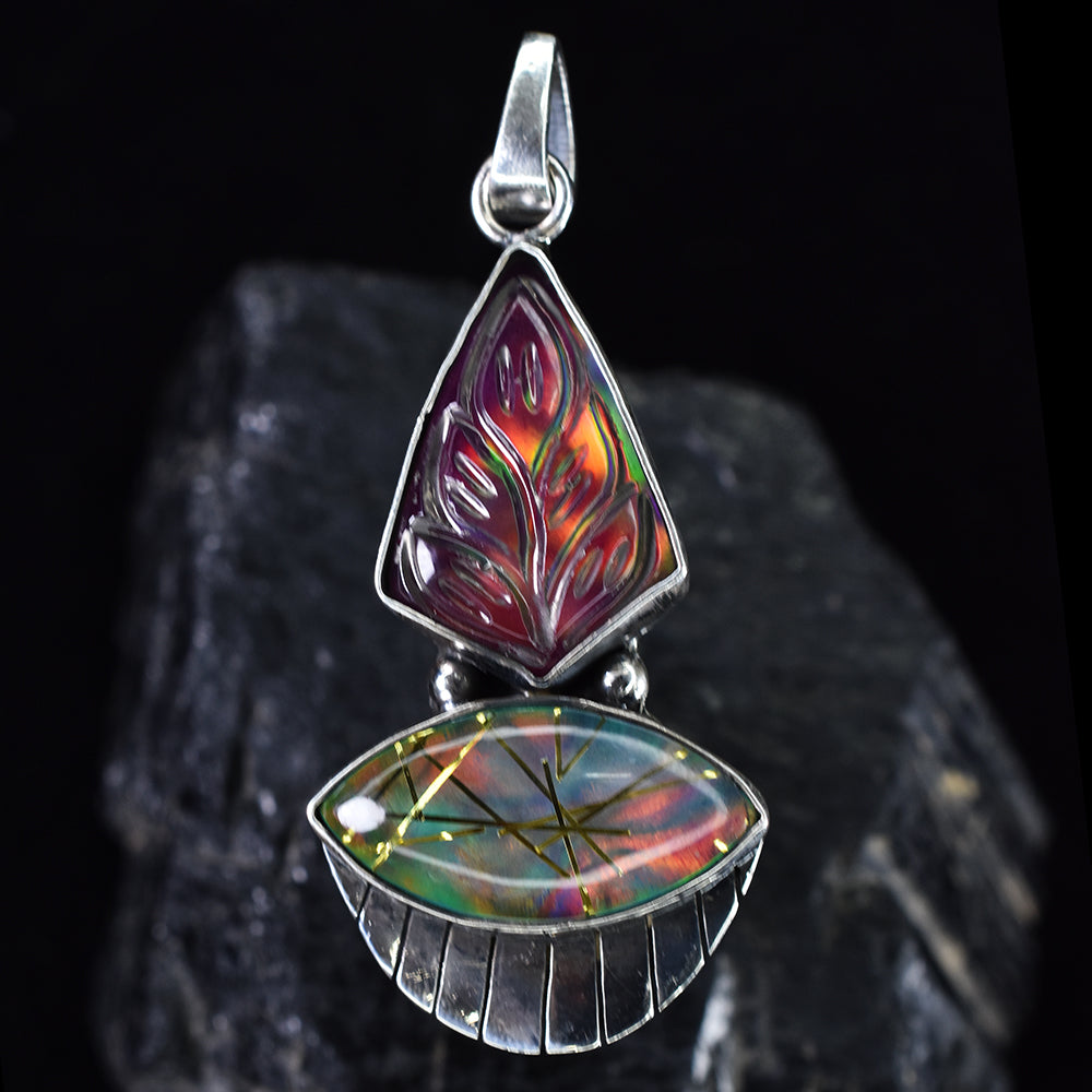 A+ CERTIFIED 45.30 Ct Natural Opal Fancy Cut Gemstone Pendant Jewelry Gift