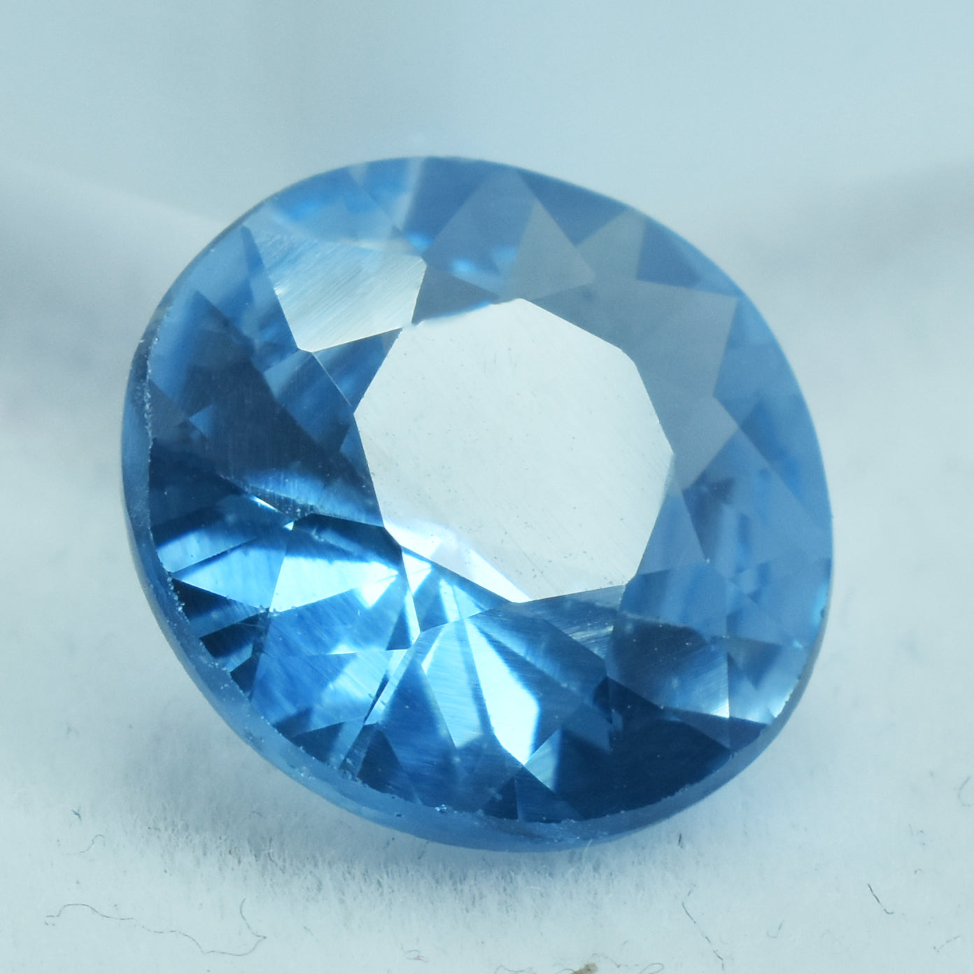 5.00 Ct Natural Round Cut Blue Unheated Sapphire CERTIFIED Rare Loose Gemstone