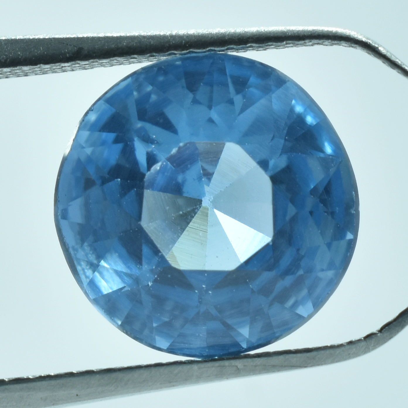 5.00 Ct Natural Round Cut Blue Unheated Sapphire CERTIFIED Rare Loose Gemstone