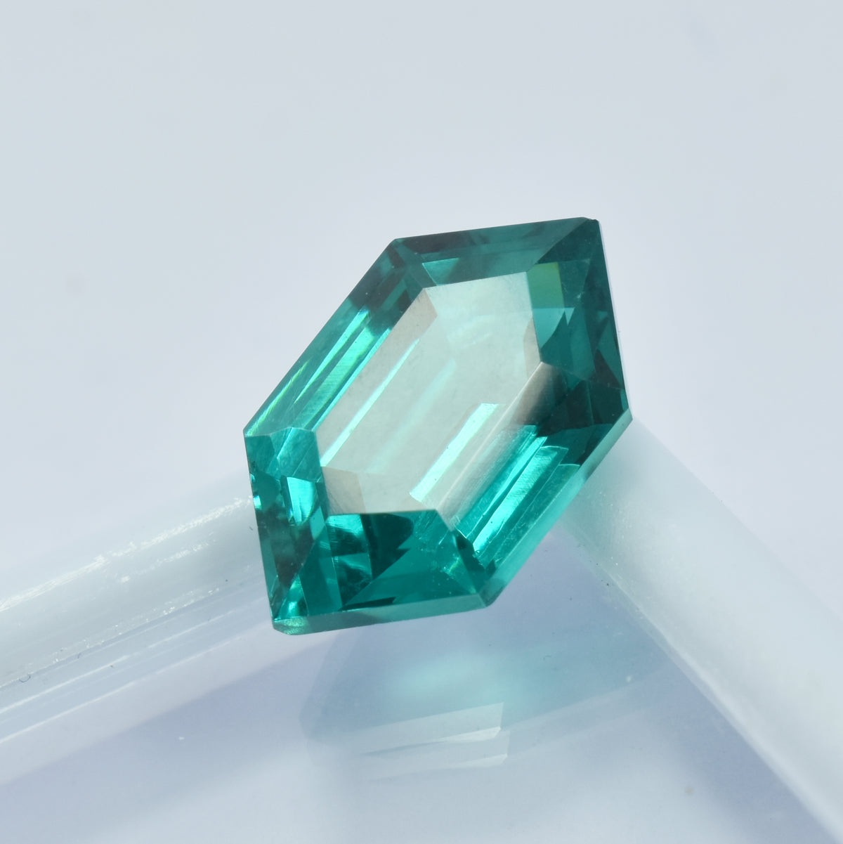 Tourmaline Fancy Cut 10.25 Ct NATURAL Green CERTIFIED Stunning Loose Gemstone.