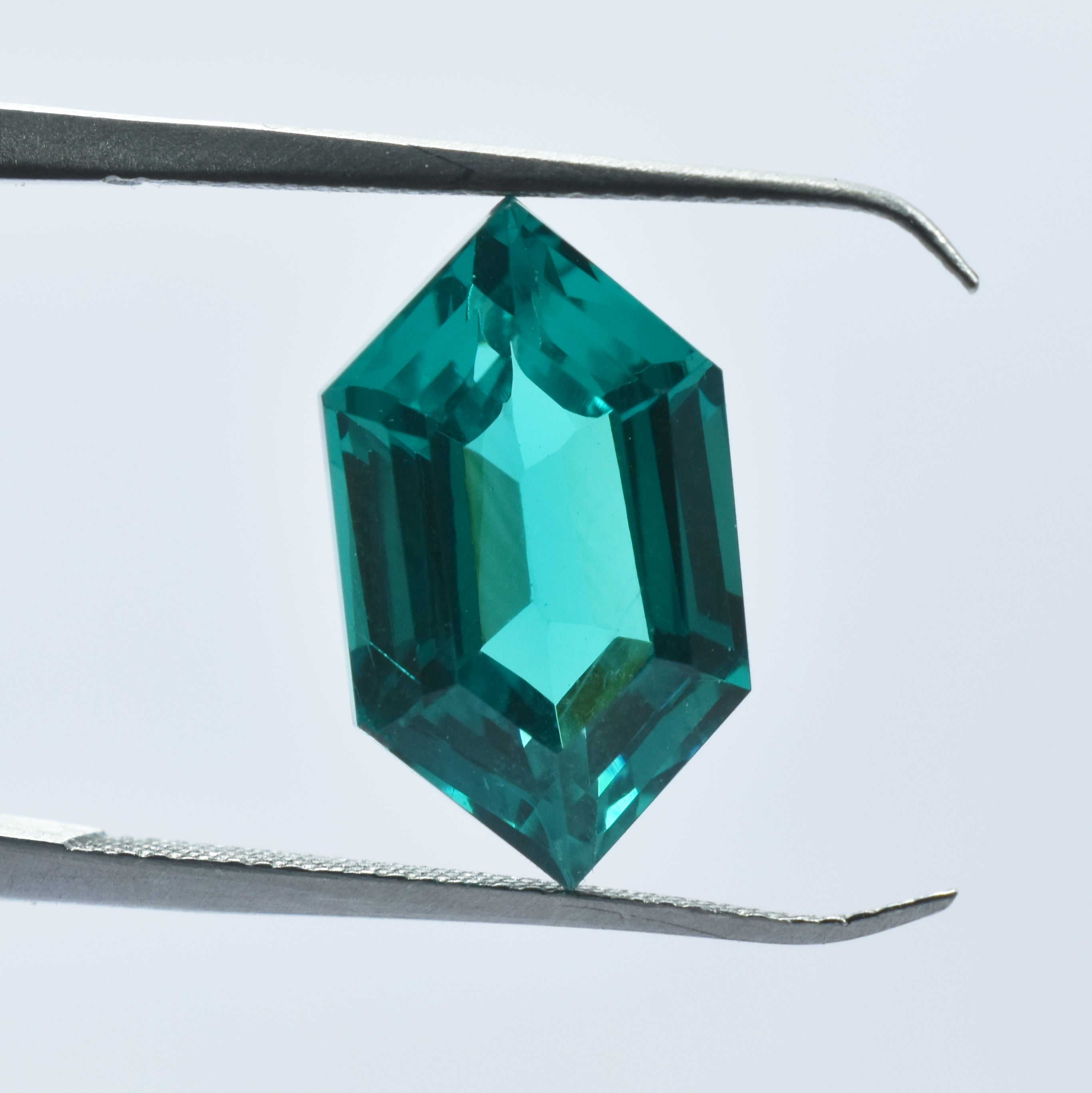 Tourmaline Fancy Cut 10.25 Ct NATURAL Green CERTIFIED Stunning Loose Gemstone.