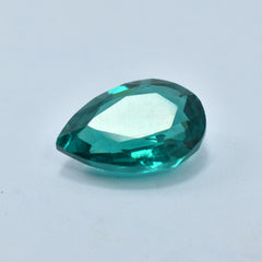 Natural Green Brazilian Tourmaline Pear Cut 10.55 Ct CERTIFIED Loose Gemstone.