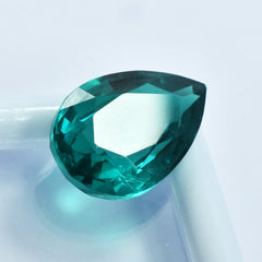 Natural Green Brazilian Tourmaline Pear Cut 10.55 Ct CERTIFIED Loose Gemstone.