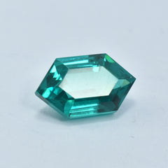 Fancy Cut 10.35 Ct NATURAL Green Tourmaline CERTIFIED Stunning Loose Gemstone.