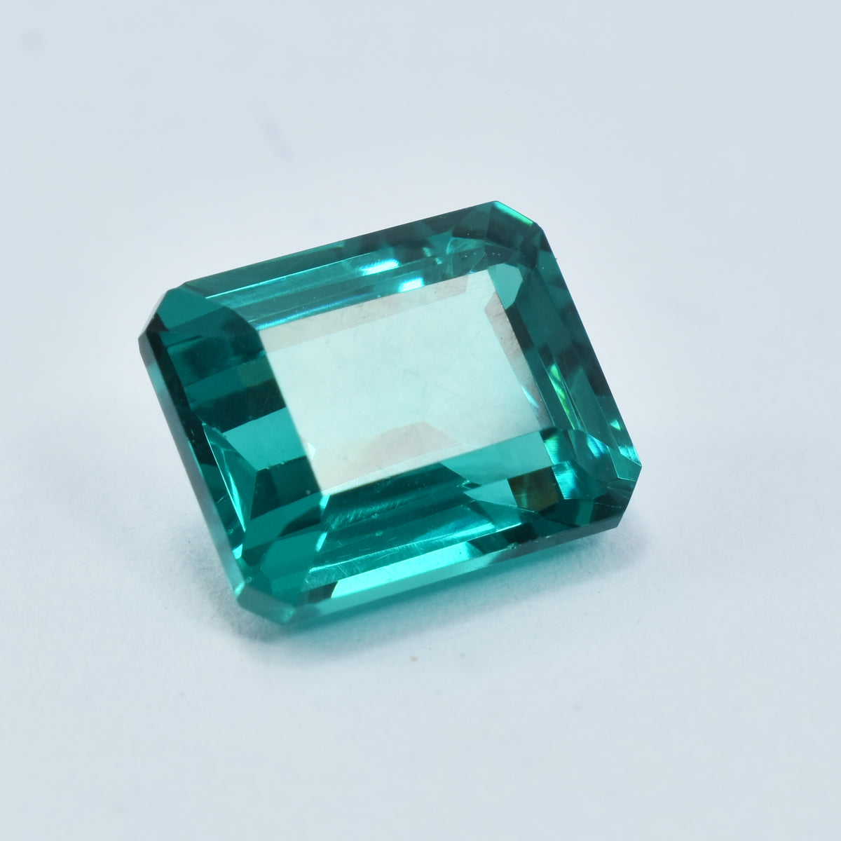 Natural Green Precious Tourmaline Emerald Cut 9.30 Ct CERTIFIED Loose Gemstone.