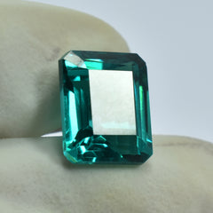 Natural Green Precious Tourmaline Emerald Cut 9.30 Ct CERTIFIED Loose Gemstone.