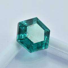 Natural Green Precious Tourmaline Fancy Cut 10.95 Ct CERTIFIED Loose Gemstone.