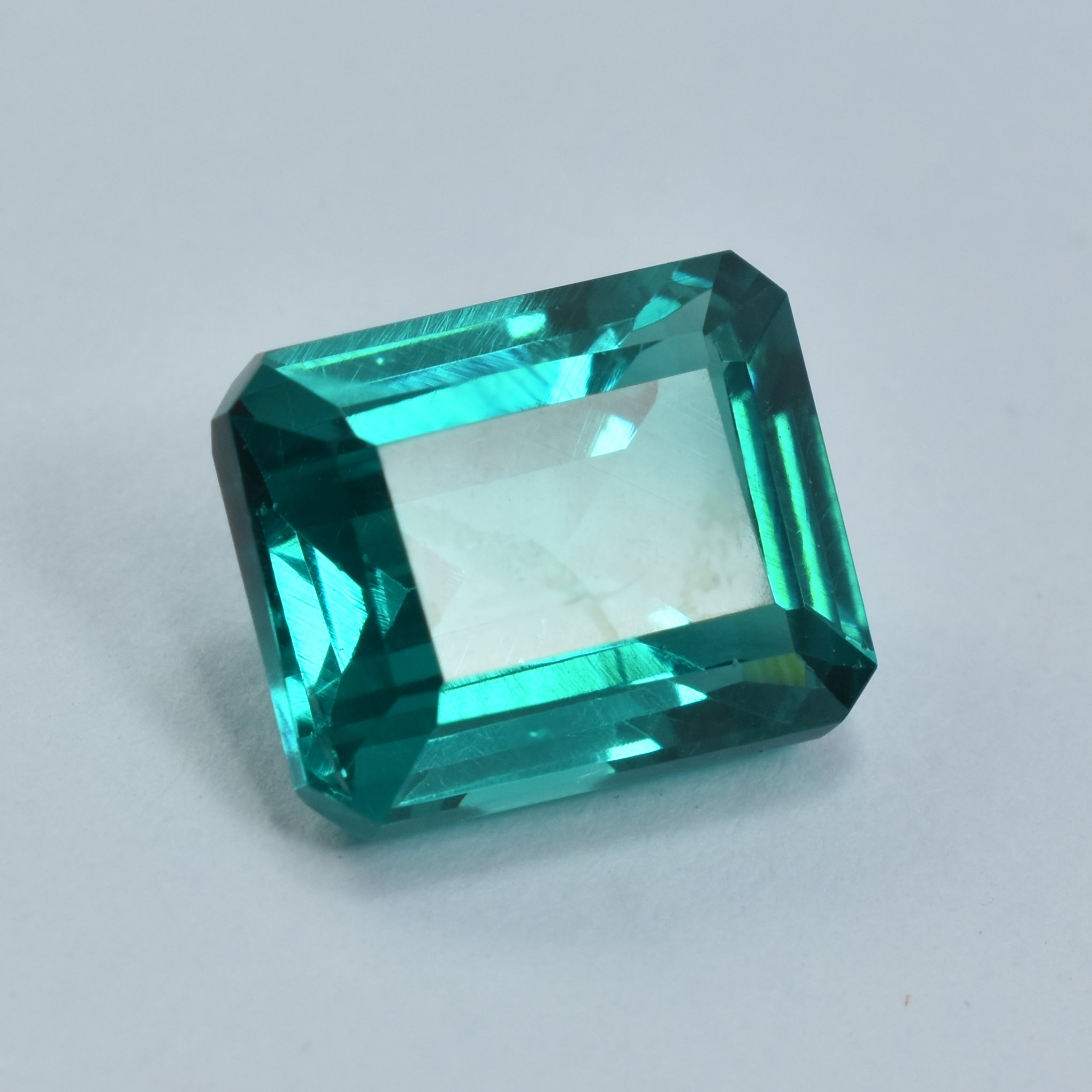 Precious CERTIFIED Tourmaline Emerald Cut 9.05 Ct Natural Green Loose Gemstone.