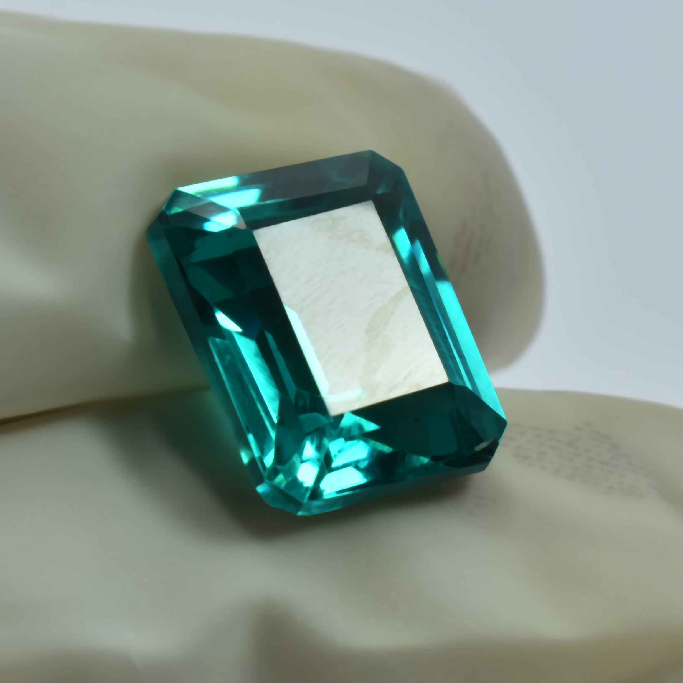 Precious CERTIFIED Tourmaline Emerald Cut 9.05 Ct Natural Green Loose Gemstone.