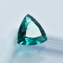 Mozambique 10.55 Ct Natural Tourmaline Loose Gemstone CERTIFIED Green Trillion.