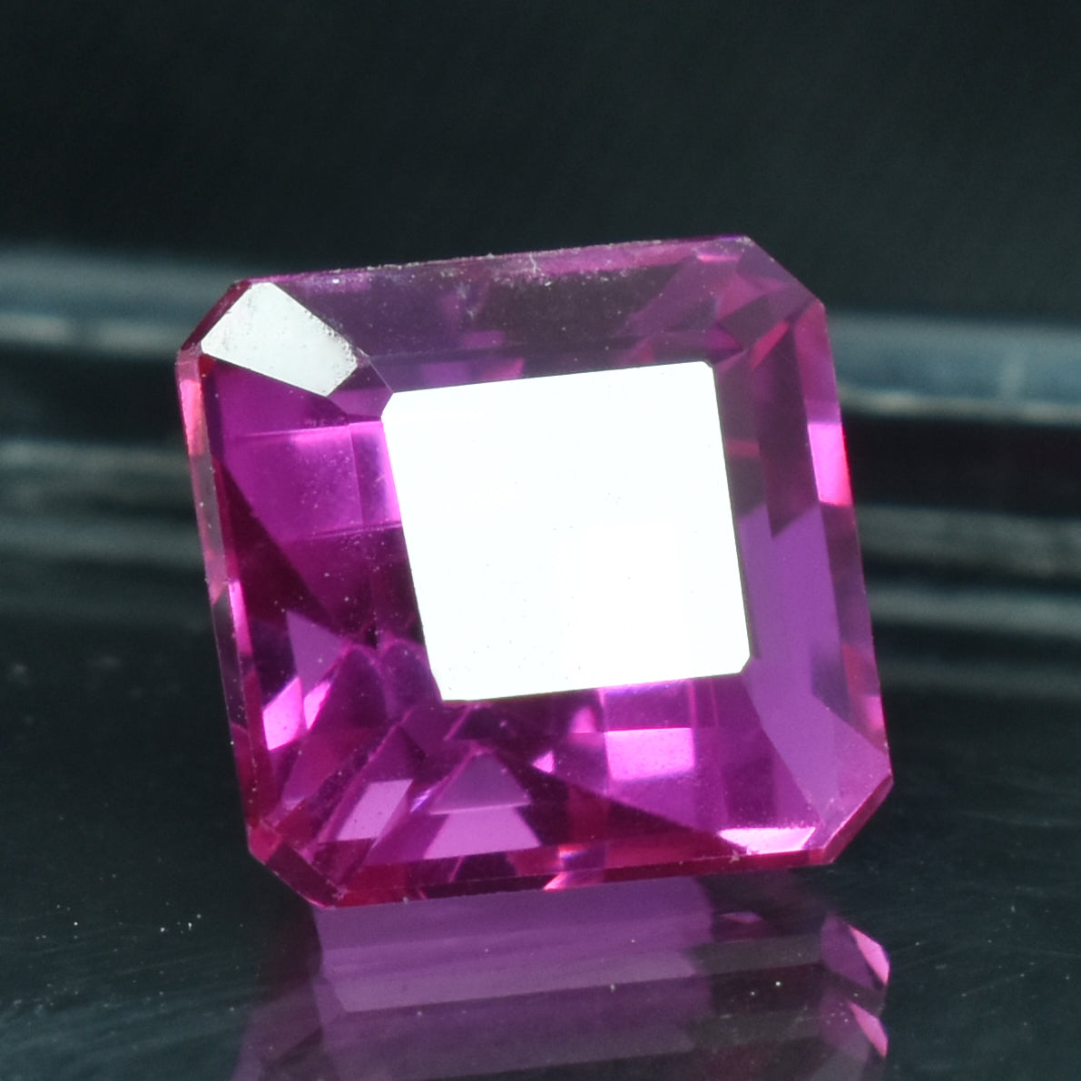 Pink Sapphire 4.40 Ct Square Shape Natural Mind Blowing Loose Gemstone CERTIFIED