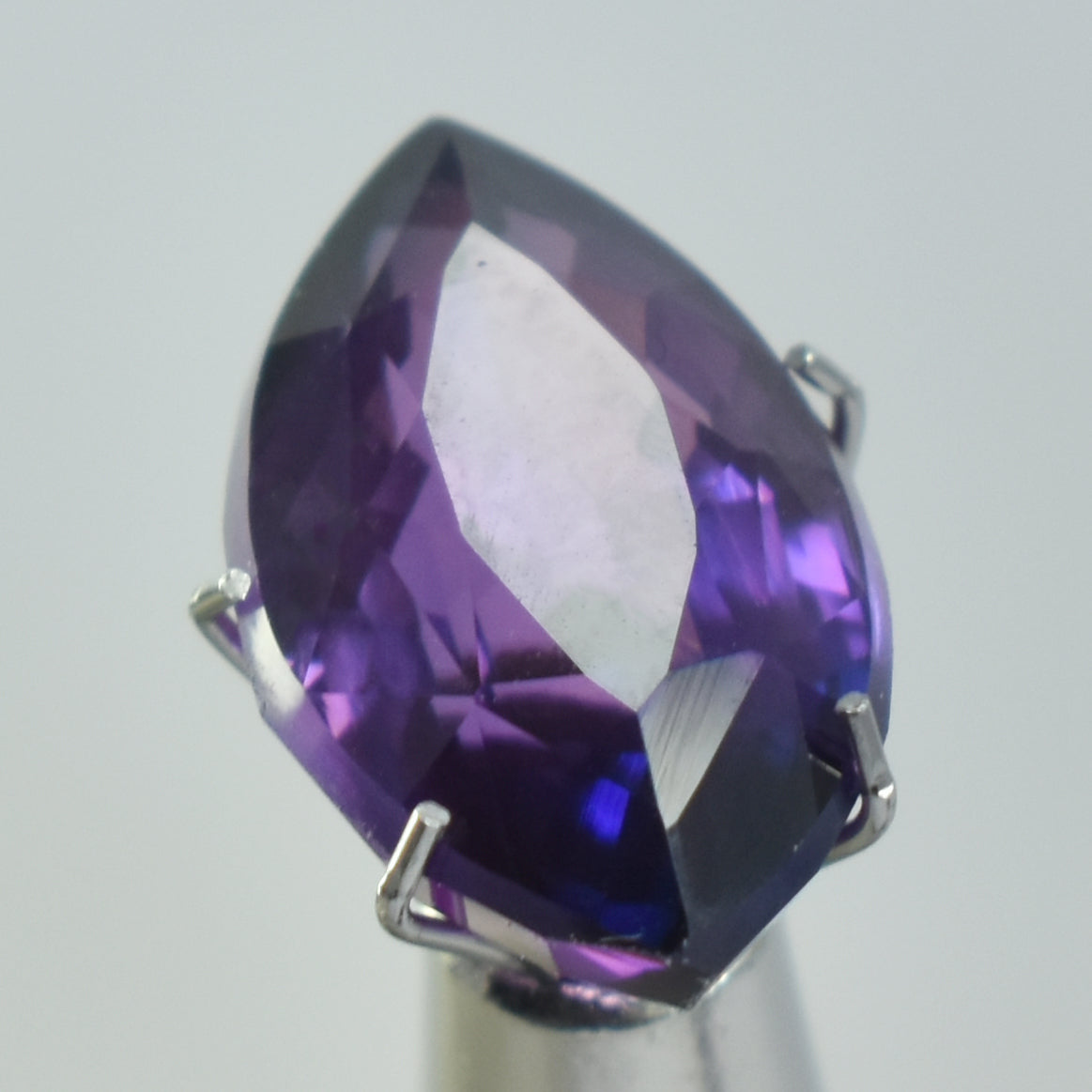 10.56 Carat Marquise Cut Purple Tanzanite Natural CERTIFIED Loose Gemstone