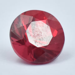 CERTIFIED Padparadscha Sapphire 9.15 Carat Natural Round Cut Loose Gemstone