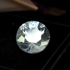 9.50 Ct Natural Authentic White Sapphire Round Cut CERTIFIED Loose Gemstone