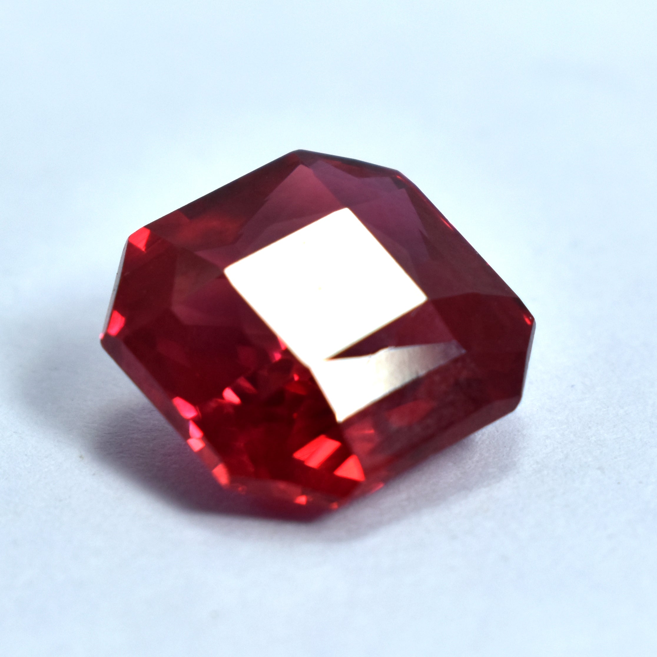 Padparadscha Sapphire 9.25 Ct Loose Gemstone CERTIFIED Natural Square Cut