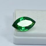 Natural Authentic Marquise Cut CERTIFIED Loose Gemstone 10.80 Ct Green Garnet.