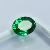 Garnet Green Loose Gemstone CERTIFIED 10.80 Ct Rare Natural Excellent Oval Cut.