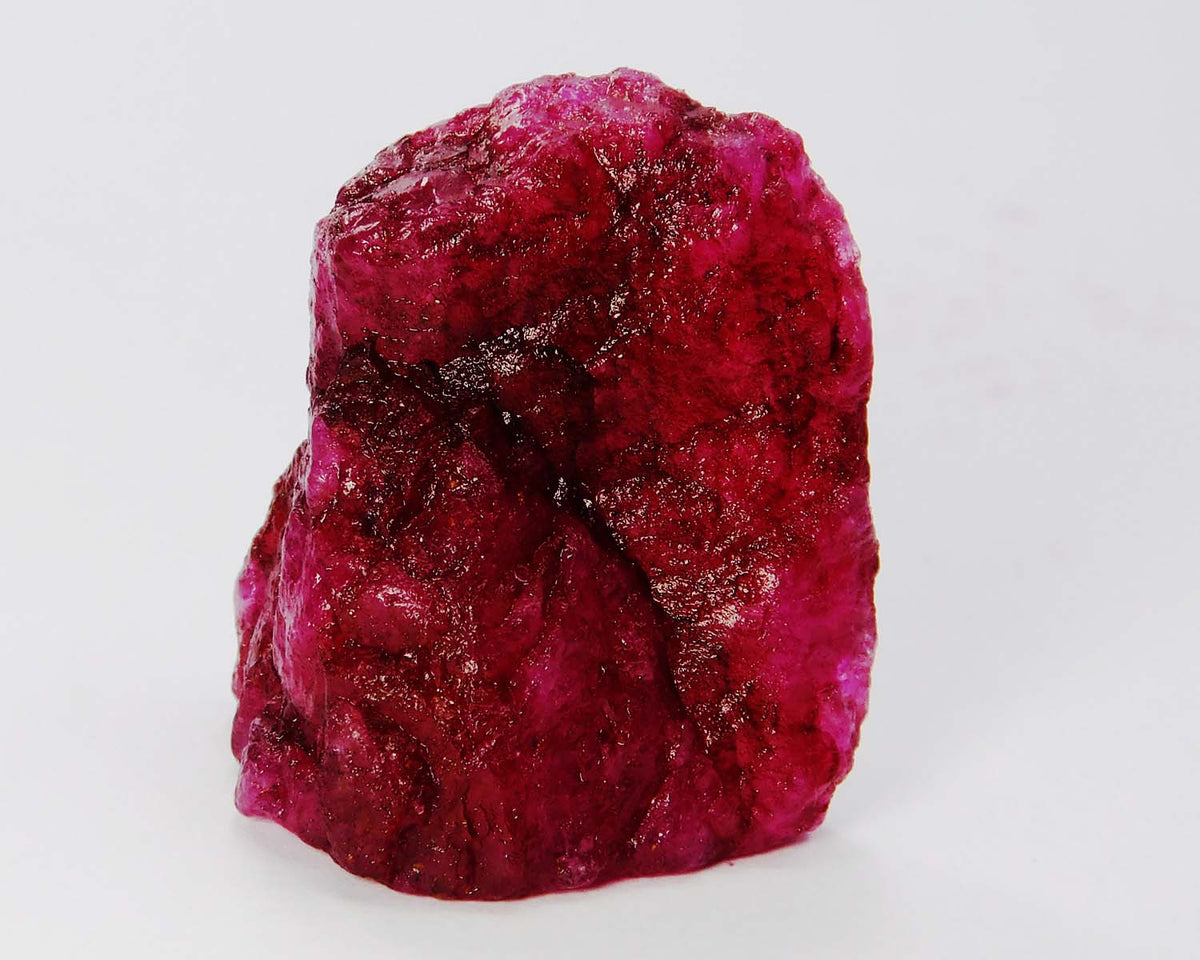 215.25 Ct CERTIFIED Natural Red Ruby Uncut Rough Loose Gemstone Earth Mined