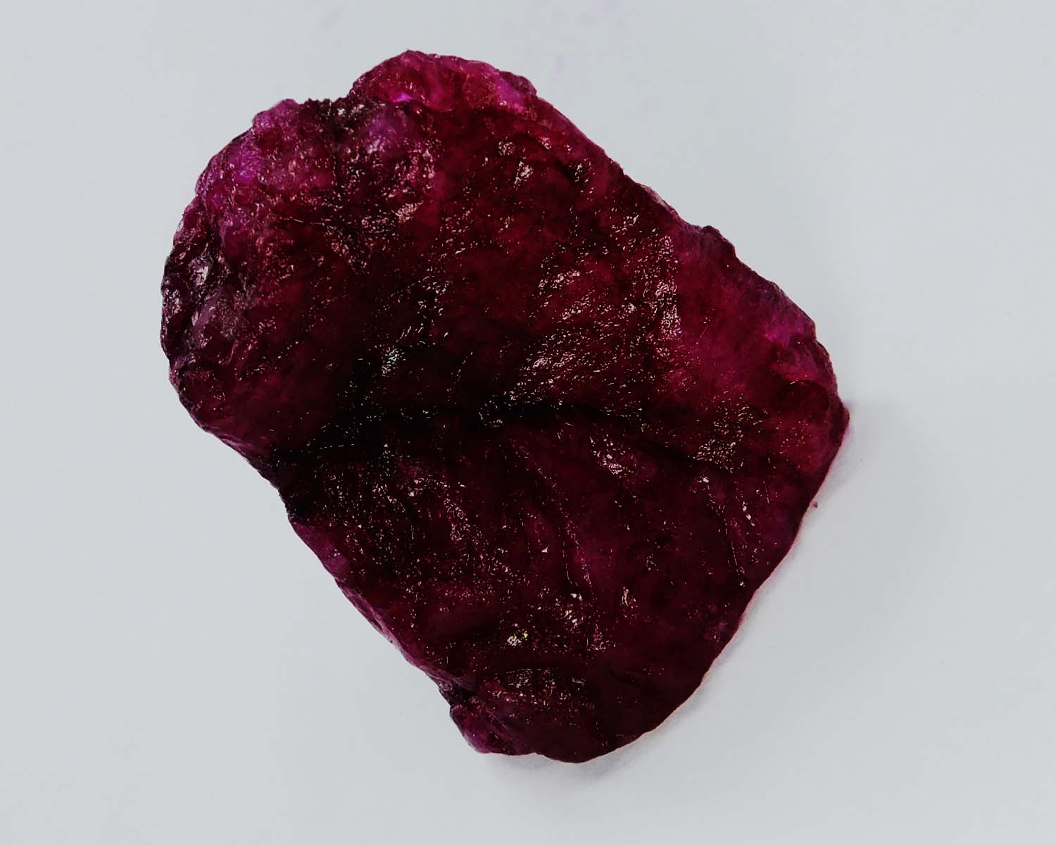 215.25 Ct CERTIFIED Natural Red Ruby Uncut Rough Loose Gemstone Earth Mined