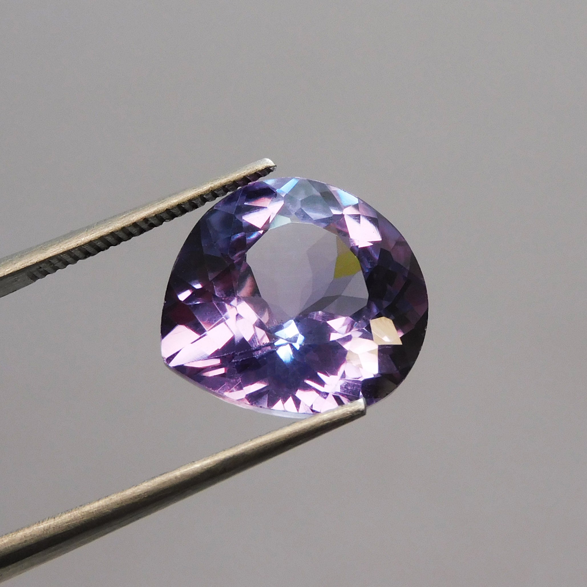 Jewelry Making Gemstone !!! Natural Certified Loose Gemstone 7.84 Carat Little Pear Cut Color Change Alexandrite | Free Delivery Free Gift | Gift For Her / Him