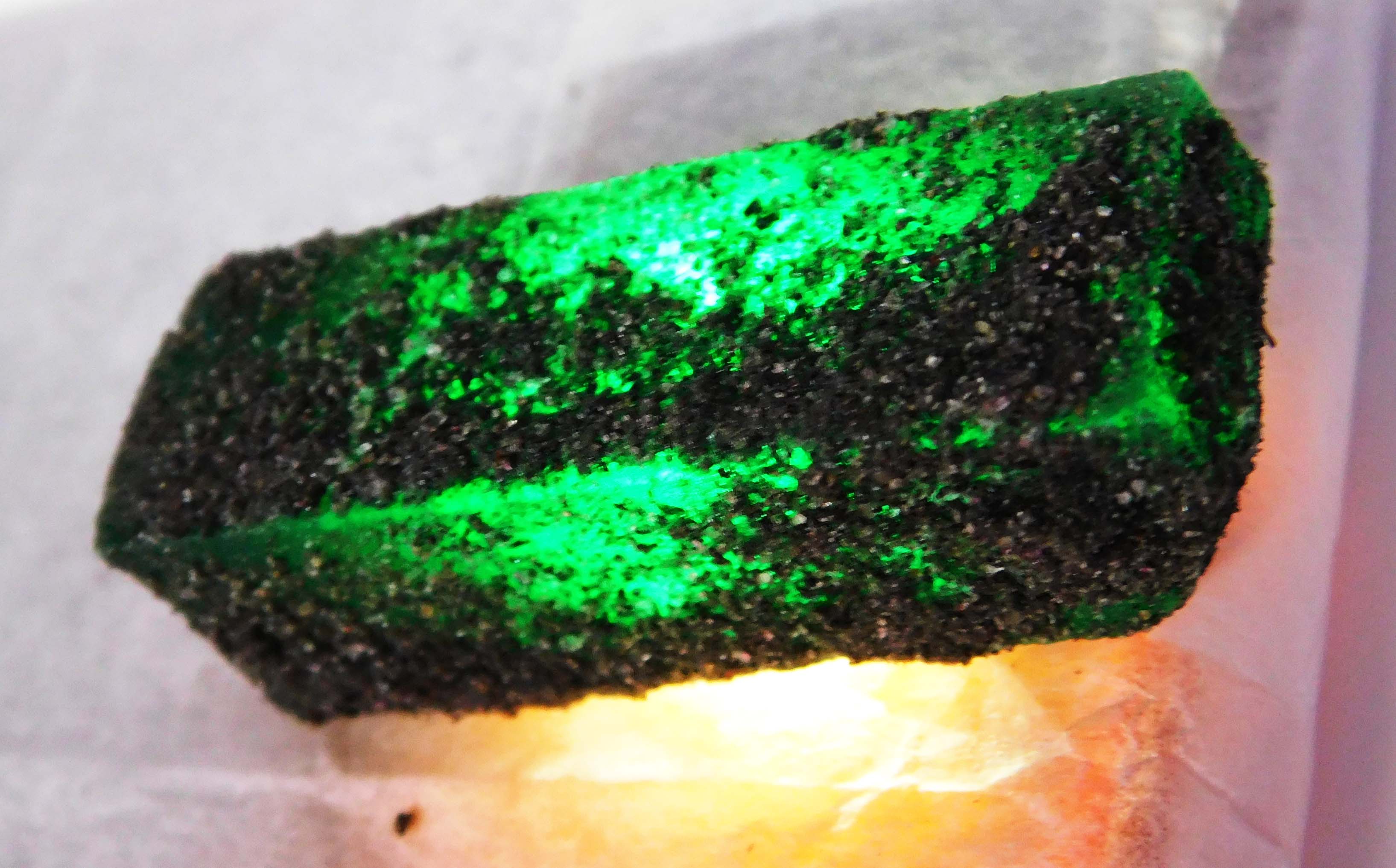 Amazing Quality Uncut Shape Earth Mined 120 Carat Certified Natural Huge Green Emerald Rough Loose Gemstone From Colombian This Rough - believed to enhance communication skills, creativity, and mental clarity