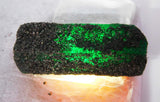 Amazing Quality Uncut Shape Earth Mined 120 Carat Certified Natural Huge Green Emerald Rough Loose Gemstone From Colombian This Rough - believed to enhance communication skills, creativity, and mental clarity