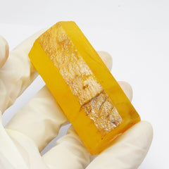 Natural Rough 525.44 Carat Yellow Sapphire Rough Certified Loose Gemstone , Mineral Raw Rough