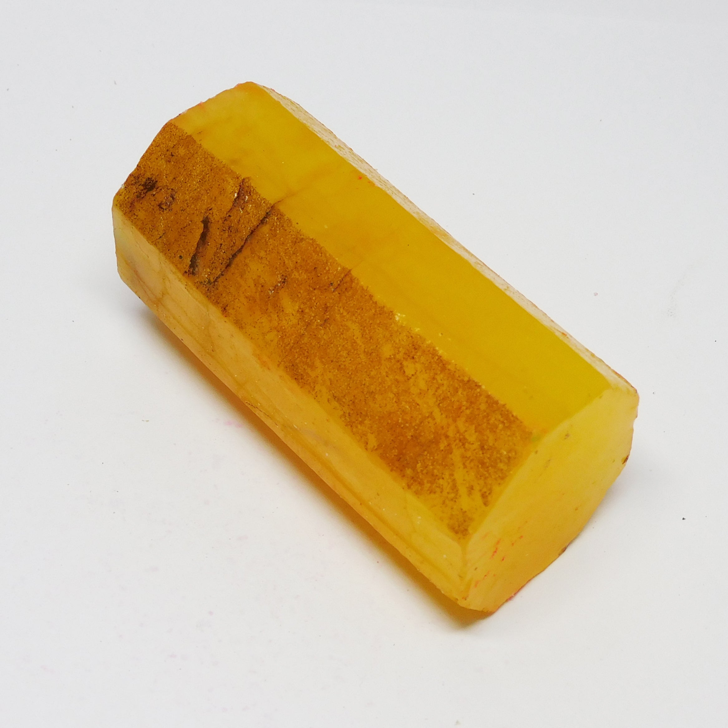 Natural Rough 525.44 Carat Yellow Sapphire Rough Certified Loose Gemstone , Mineral Raw Rough