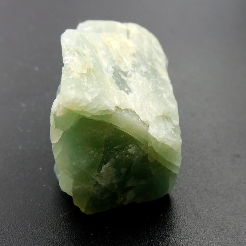 Natural Blue Aquamarine Rough Gemstone - display photo for collectors