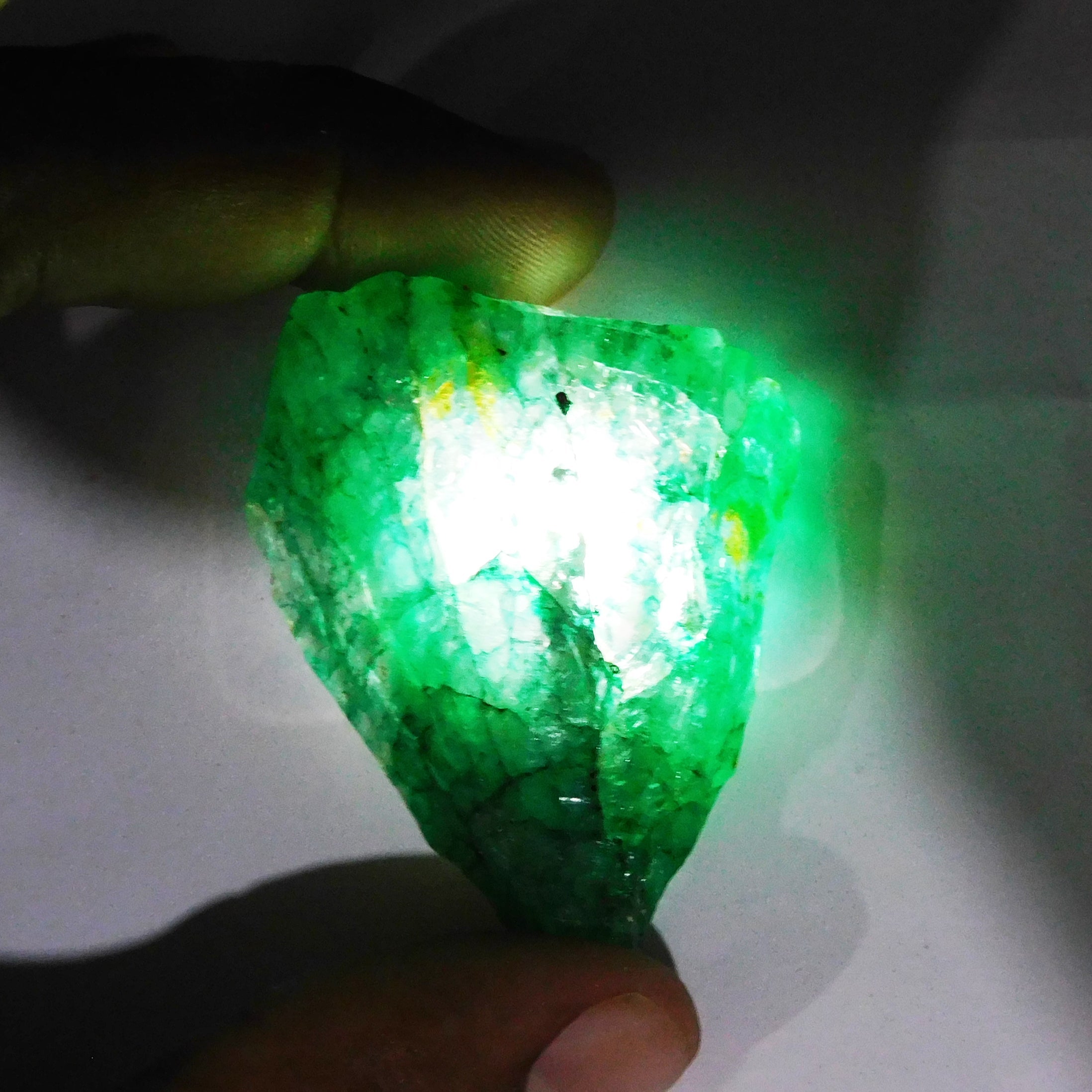 120-250 Carat Best Offer Blue Emerald Rough ! Certified Natural Gemstone Green Emerald Uncut Healing Earth-Mined Sleeping Rough Gemstone