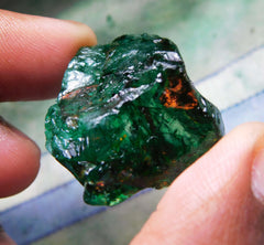 Natural Green Emerald Rough High-Quality 50 Carat Huge Certified Green Emerald Raw Rough New Year and Winter Sale