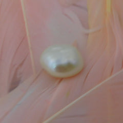 Precious Pearl 2.75 Carat Certified White SEA Pearl High Quality Gemstone , Cabochon Cut Pearl , Best For Gift & Jwelery Making | Free Shipping With Free Extra Gift | Beautiful Offer