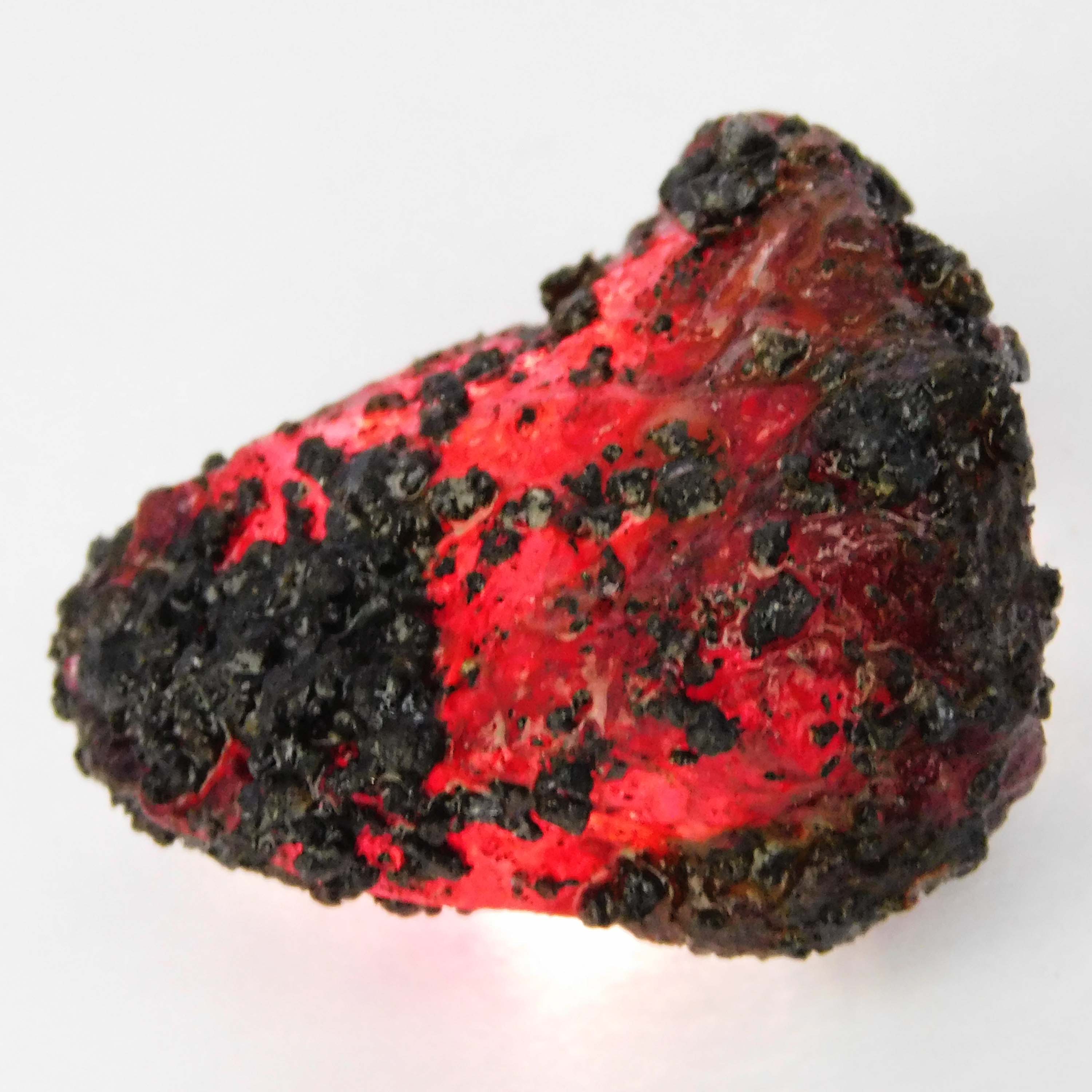 121 Ct Natural Red Ruby Huge Rough Earth Mined CERTIFIED Loose Gemstone