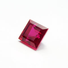 Natural Red Ruby 7.40 Carat Square Cut Certified Loose Gemstone, Ring Size | Beautiful Stone | Best Offer