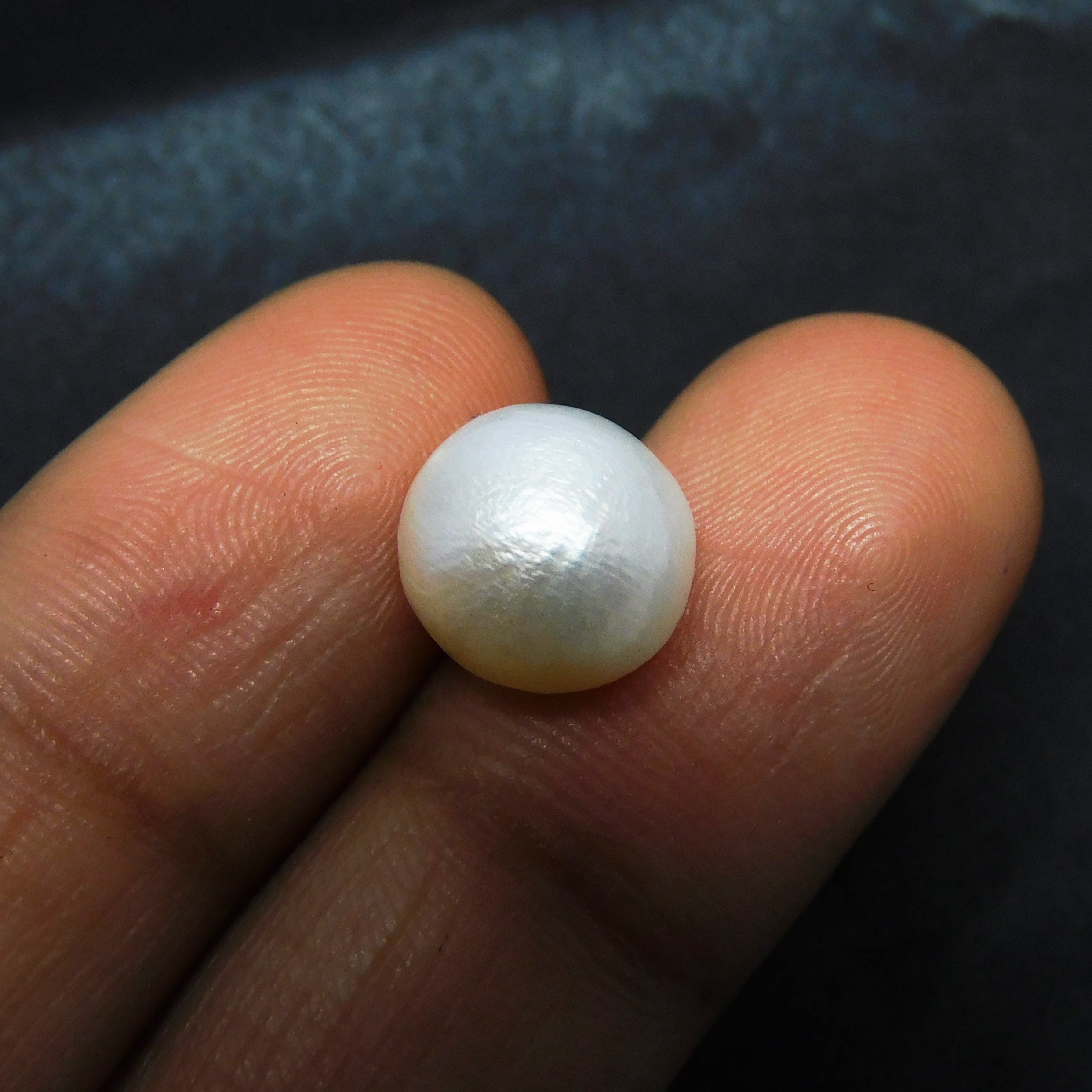 ON SALE ! Freshwater Pearls ! Mabe Pearls ! Birthday Gift 5.05 Carat White Pearl Certified Natural Loose Gemstone , Jwelery ,Rings