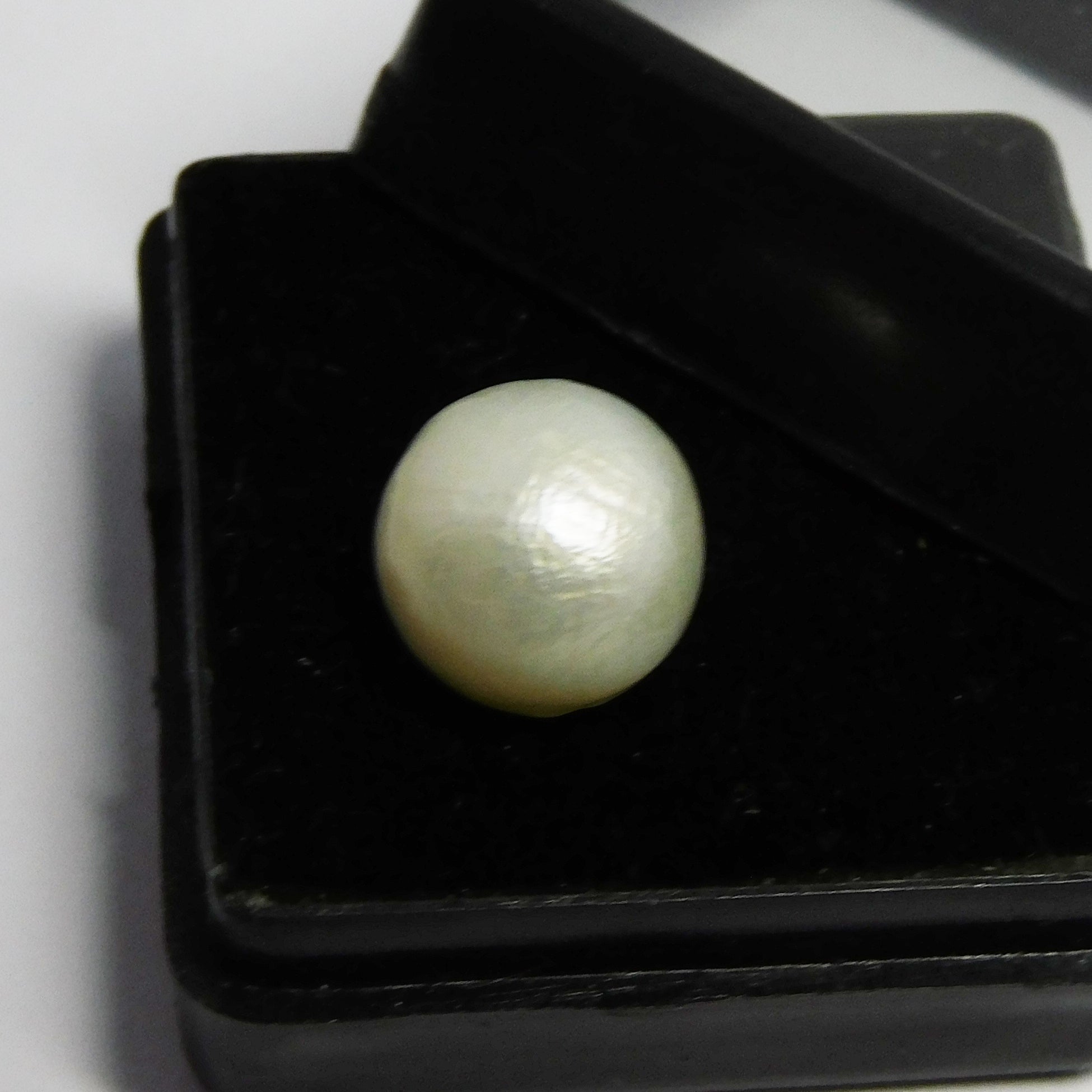 ON SALE ! Freshwater Pearls ! Mabe Pearls ! Birthday Gift 5.05 Carat White Pearl Certified Natural Loose Gemstone , Jwelery ,Rings