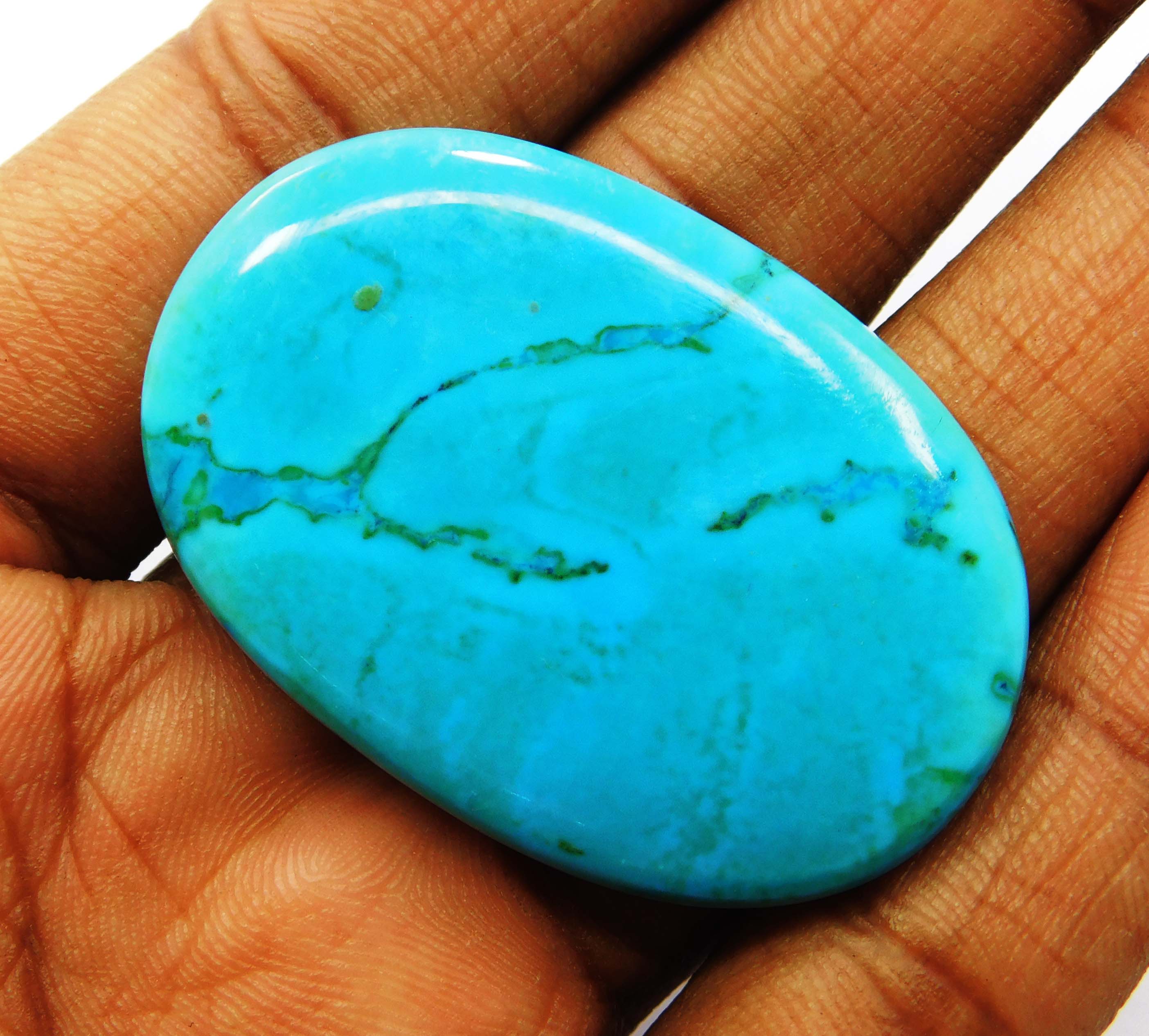 30-40 Carat Turquoise Stone, High Quality Turquoise, Oval Shape Turquoise Gems Rare Turquoise Blue Semi-Precious Gemstone, Biggest Winter Sale