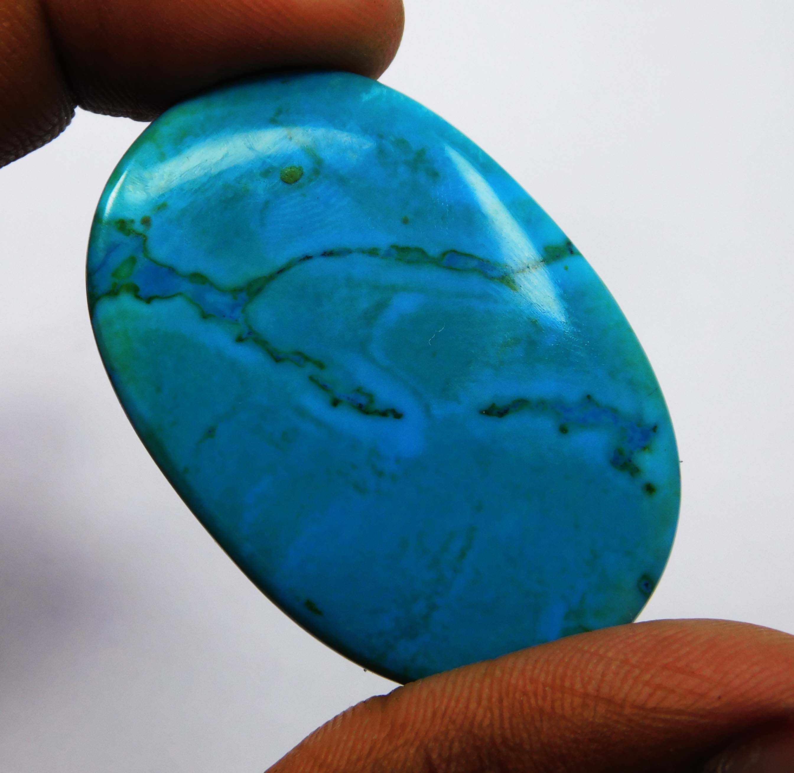 30-40 Carat Turquoise Stone, High Quality Turquoise, Oval Shape Turquoise Gems Rare Turquoise Blue Semi-Precious Gemstone, Biggest Winter Sale